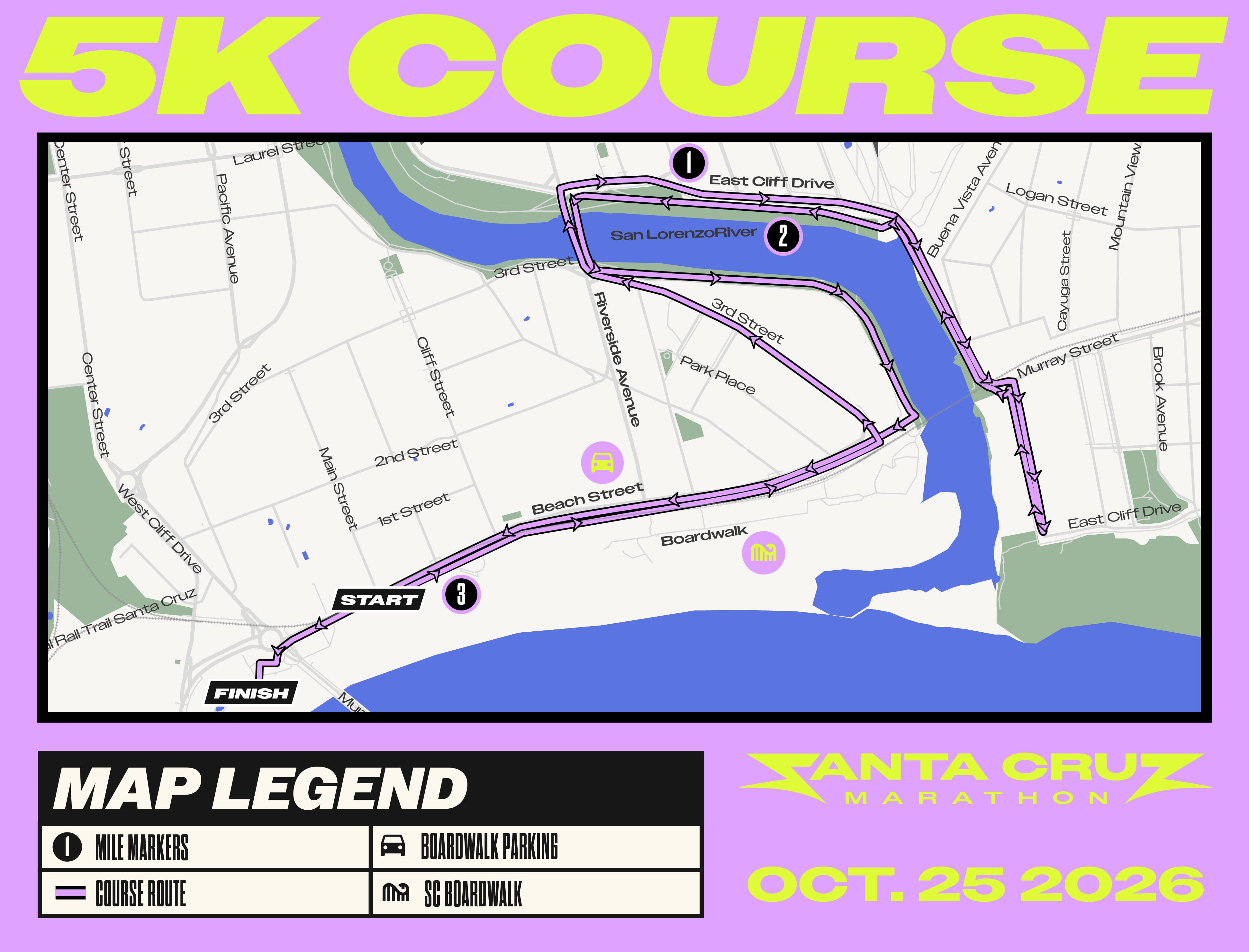 5K course map